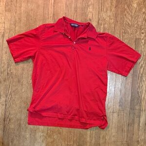 Polo golf, Ralph Lauren Men's Red Polo Shirt